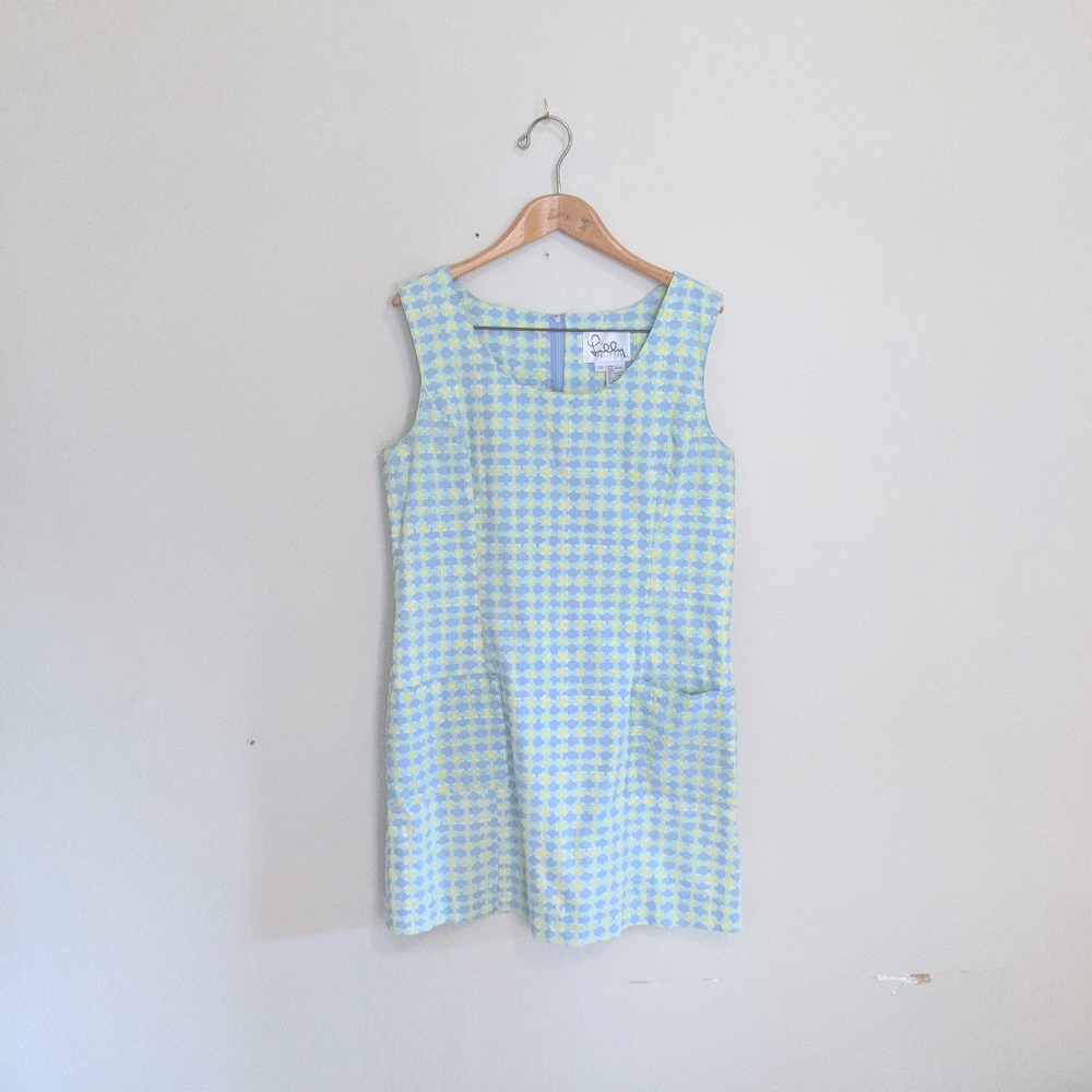 Vintage Lilly Pulitzer Pastel Plaid Jumper Dress